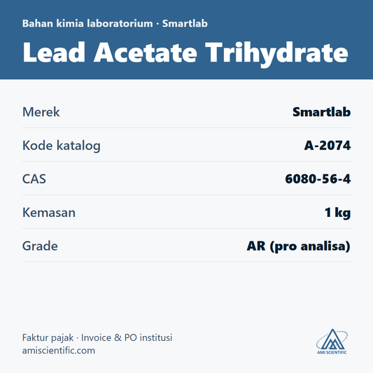 Lead Acetate Trihydrate, CAS 6080-56-4, 1 kg – Smartlab A-2074