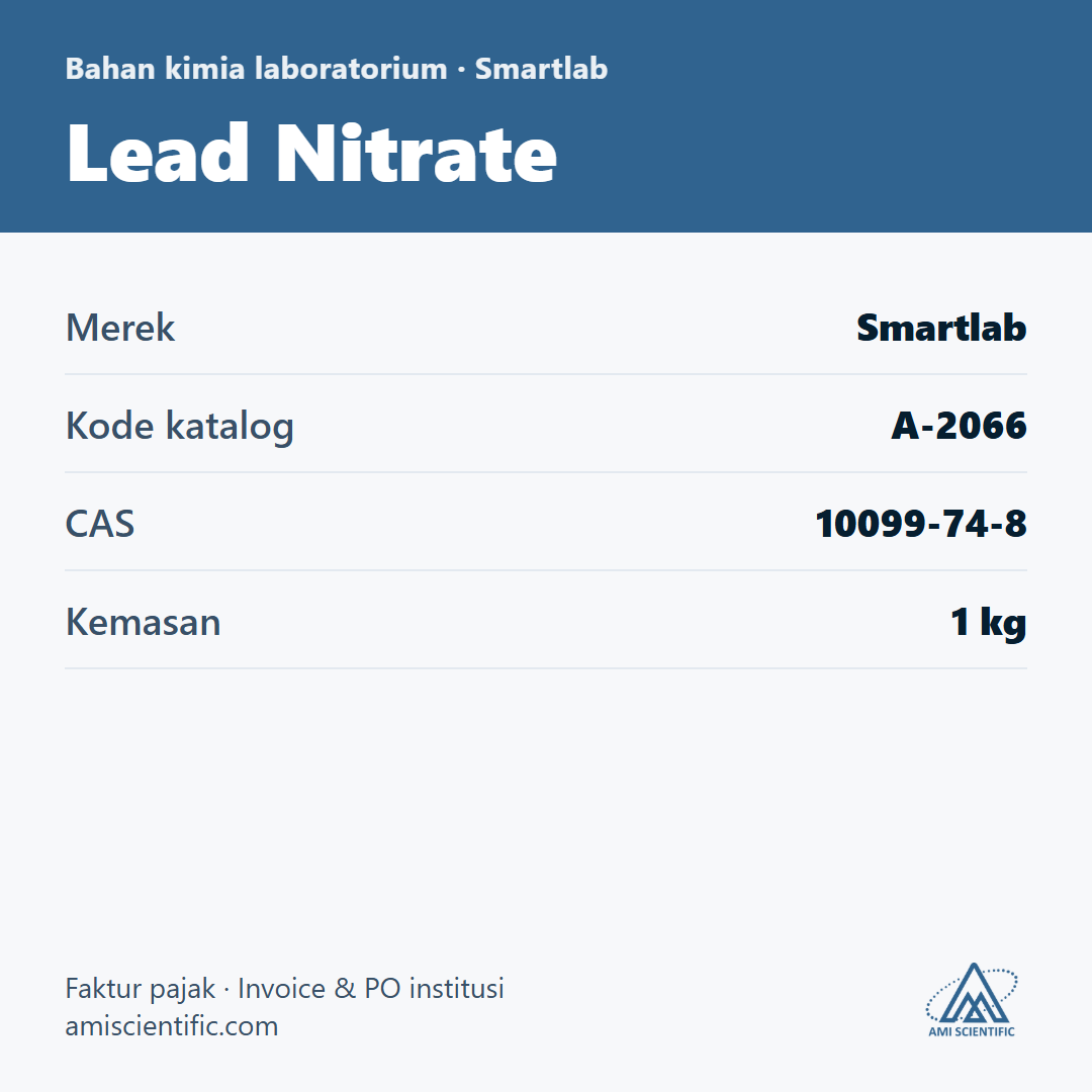 Lead Nitrate, CAS 10099-74-8, 1 kg – Smartlab A-2066
