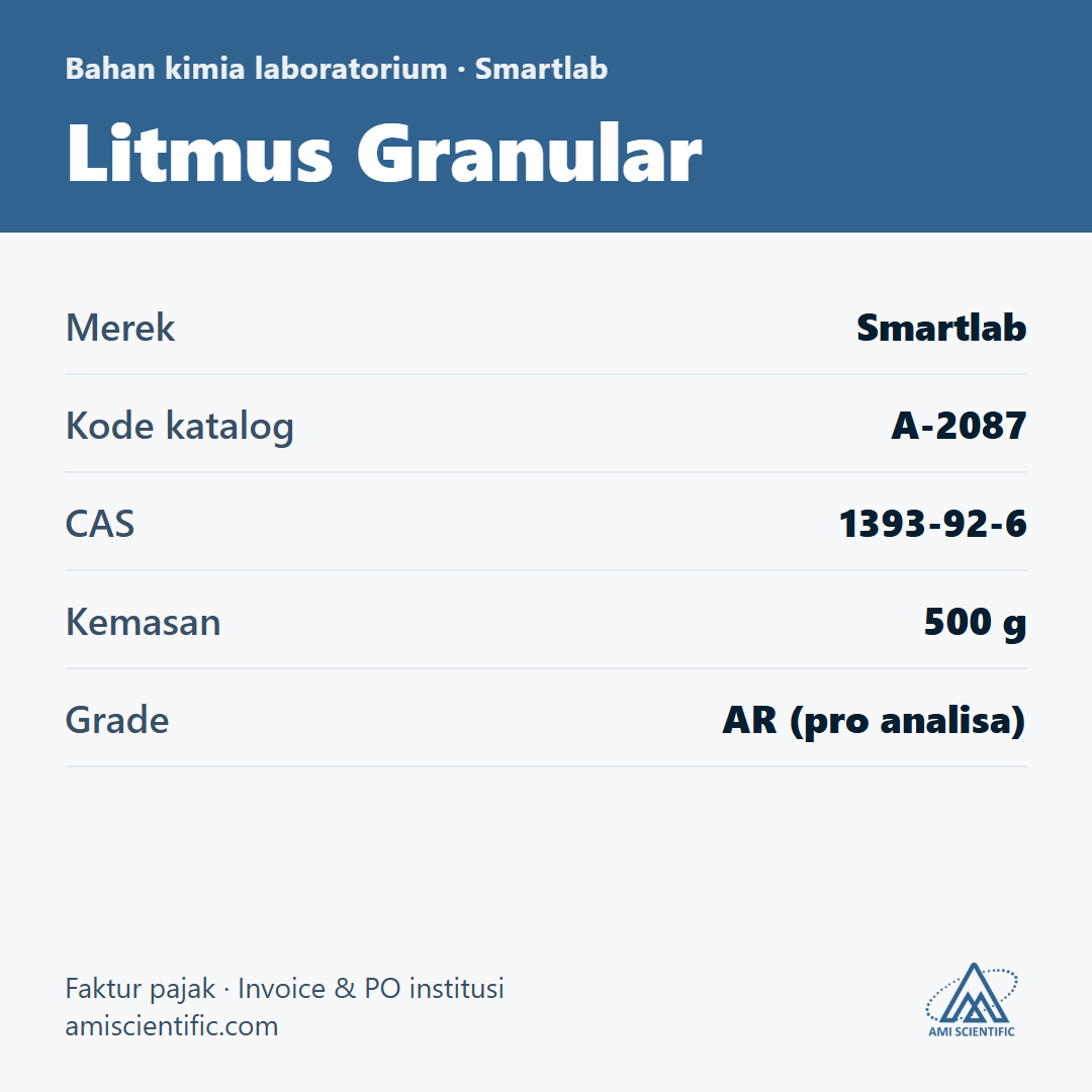 Litmus Granular, CAS 1393-92-6, 500 g – Smartlab A-2087