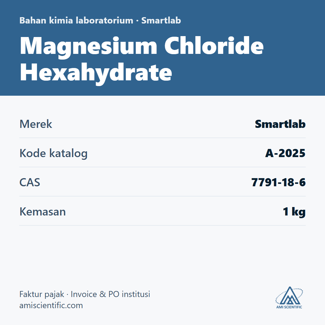 Magnesium Chloride Hexahydrate, CAS 7791-18-6, 1 kg – Smartlab A-2025