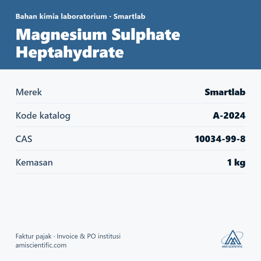 Magnesium Sulphate Heptahydrate, CAS 10034-99-8, 1 kg – Smartlab A-2024