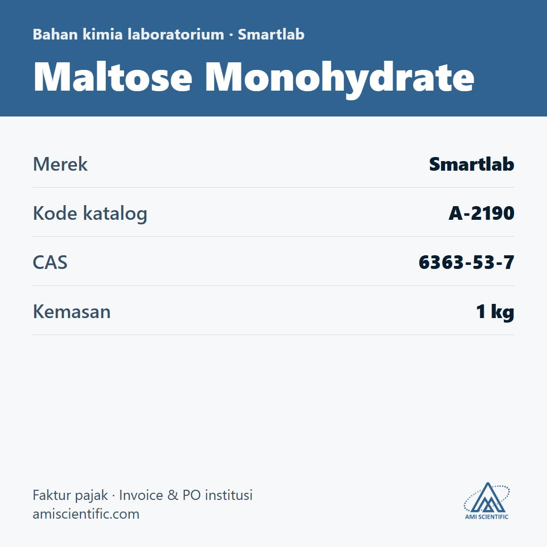 Maltose Monohydrate, CAS 6363-53-7, 1 kg – Smartlab A-2190