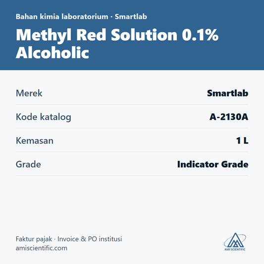 Methyl Red Solution 0.1% Alcoholic, 1 L – Smartlab A-2130A