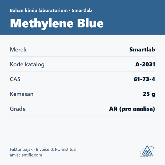 Methylene Blue, CAS 61-73-4, 25 g – Smartlab A-2031