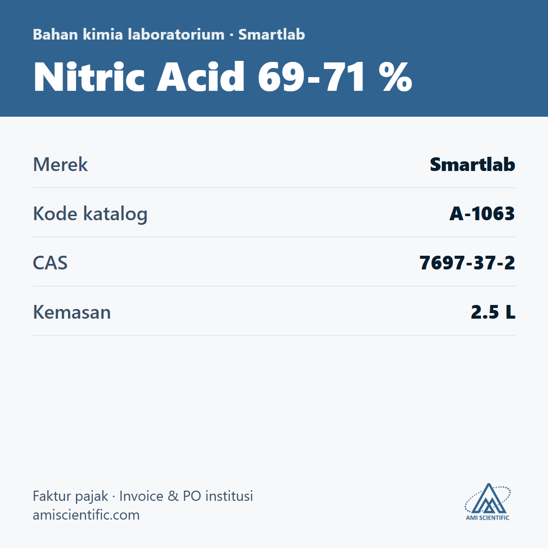 Nitric Acid 69-71 %, CAS 7697-37-2, 2.5 L – Smartlab A-1063