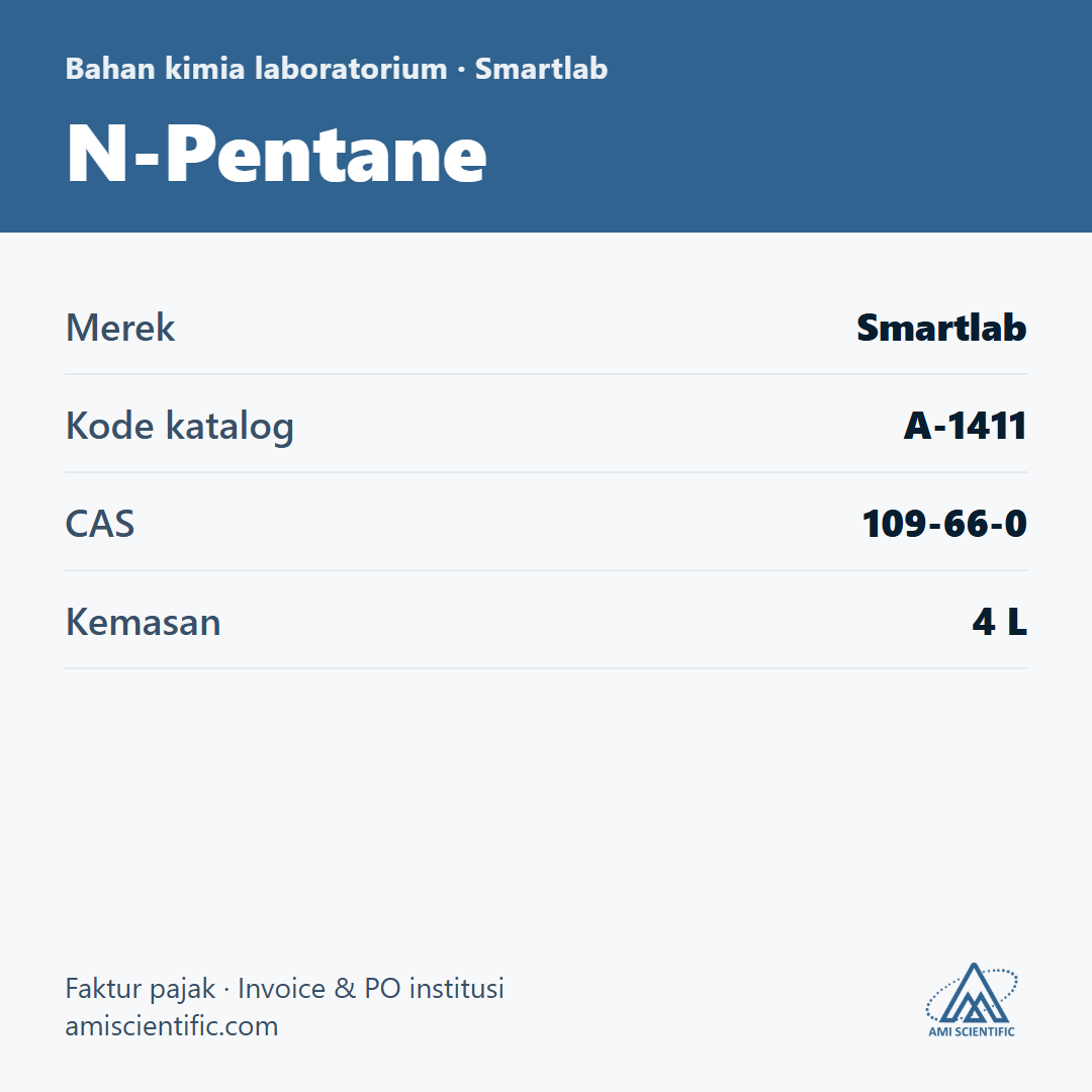 N-Pentane, CAS 109-66-0, 4 L – Smartlab A-1411