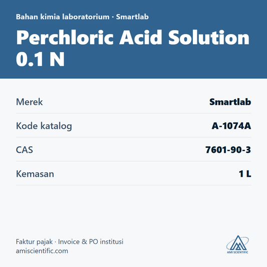 Perchloric Acid Solution 0.1 N, CAS 7601-90-3, 1 L – Smartlab A-1074A