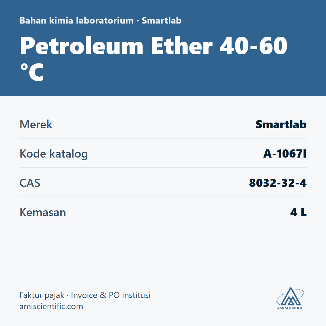 Petroleum Ether 40-60 °C, CAS 8032-32-4, 4 L – Smartlab A-1067I