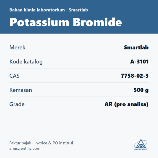 Potassium Bromide, CAS 7758-02-3, 500 g – Smartlab A-3101