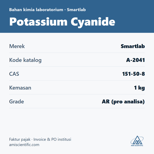 Potassium Cyanide, CAS 151-50-8, 1 kg – Smartlab A-2041