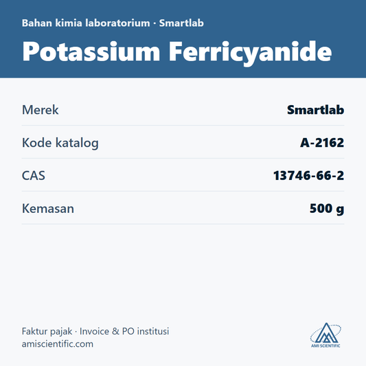 Potassium Ferricyanide, CAS 13746-66-2, 500 g – Smartlab A-2162