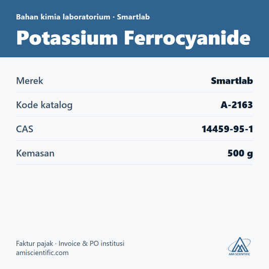 Potassium Ferrocyanide, CAS 14459-95-1, 500 g – Smartlab A-2163