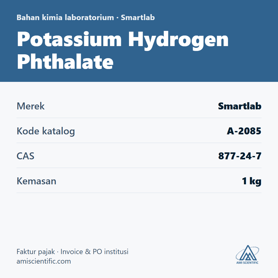 Potassium Hydrogen Phthalate, CAS 877-24-7, 1 kg – Smartlab A-2085