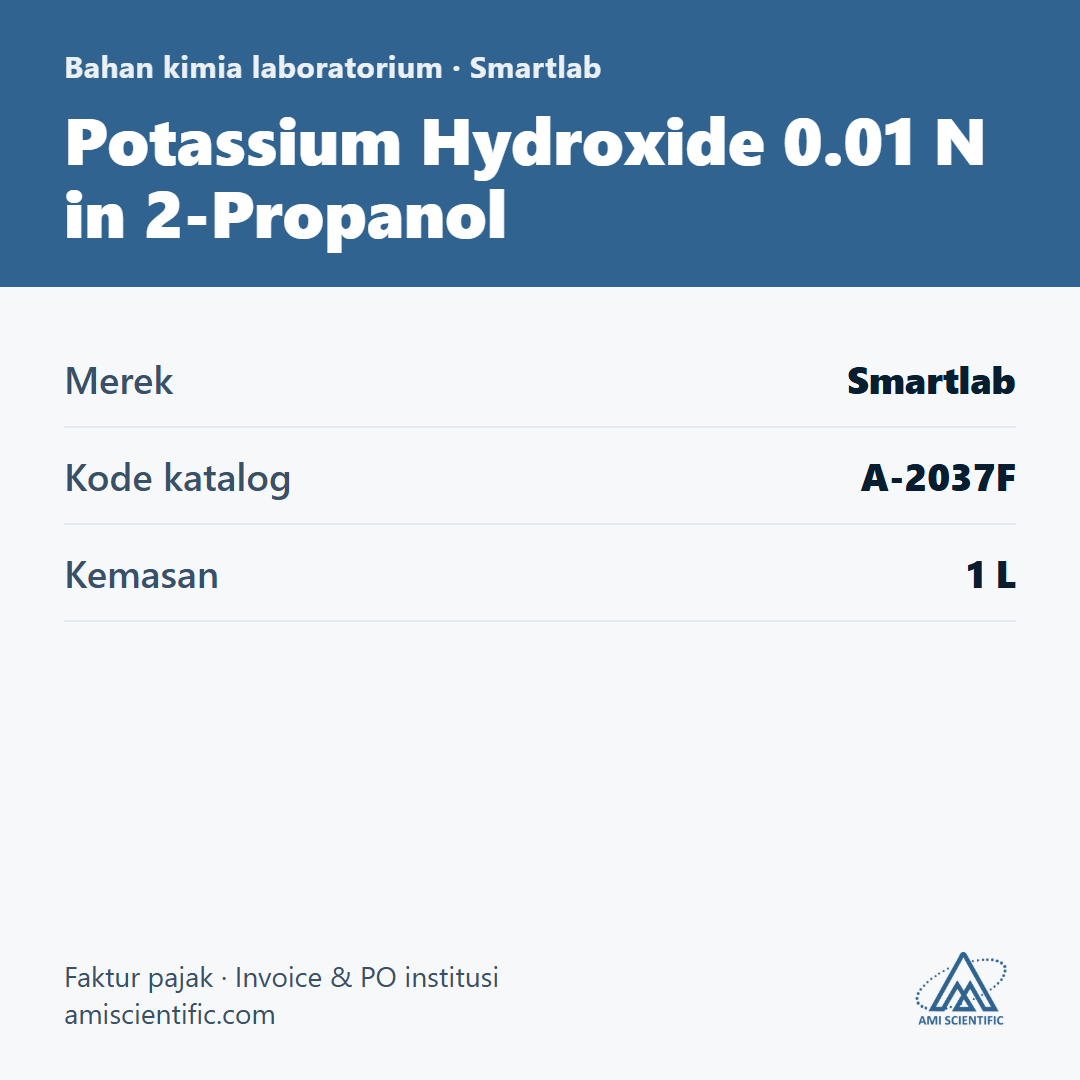 Potassium Hydroxide 0.01 N in 2-Propanol, 1 L – Smartlab A-2037F