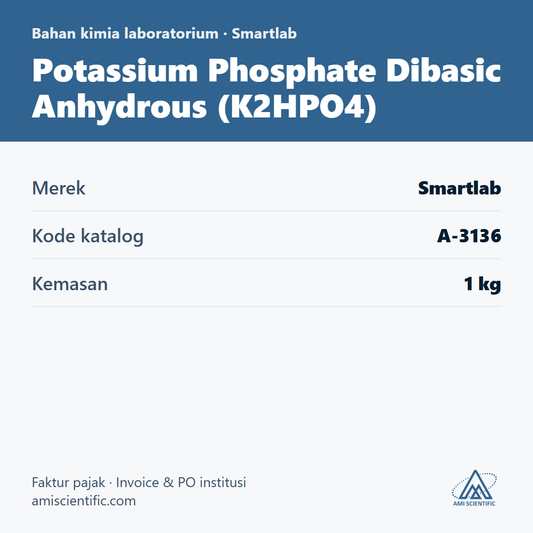 Potassium Phosphate Dibasic Anhydrous (K2HPO4), 1 kg – Smartlab A-3136