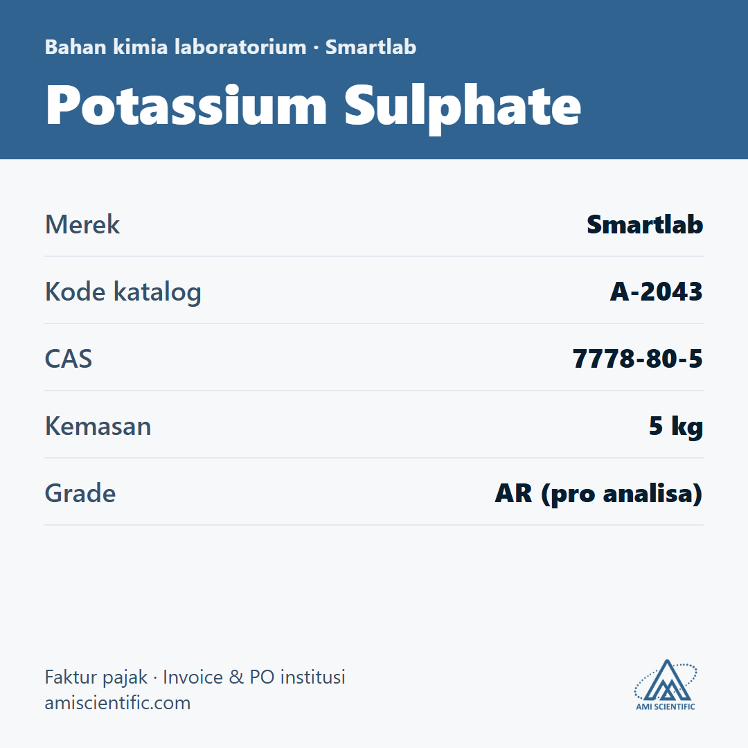 Potassium Sulphate, CAS 7778-80-5, 5 kg – Smartlab A-2043