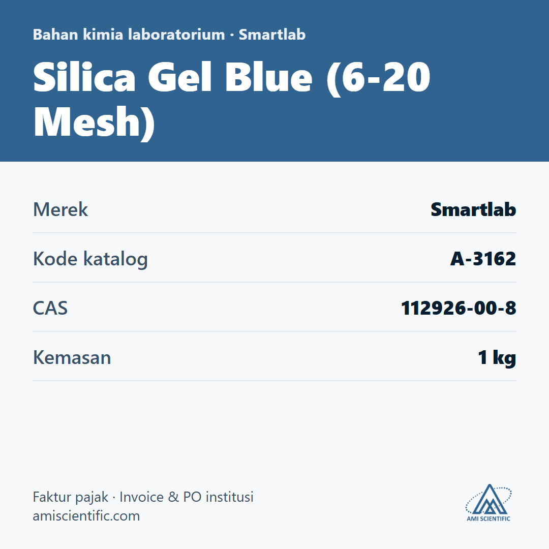Silica Gel Blue (6-20 Mesh), CAS 112926-00-8, 1 kg – Smartlab A-3162