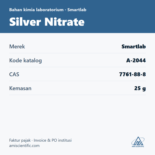 Silver Nitrate, CAS 7761-88-8, 25 g – Smartlab A-2044