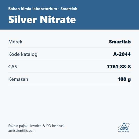 Silver Nitrate, CAS 7761-88-8, 100 g – Smartlab A-2044