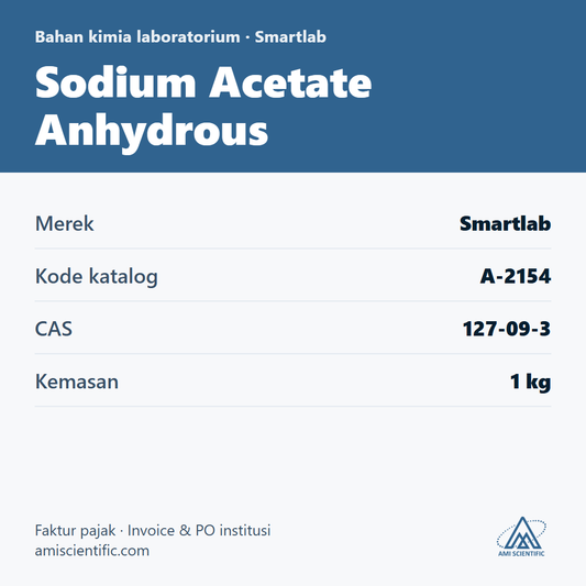 Sodium Acetate Anhydrous, CAS 127-09-3, 1 kg – Smartlab A-2154