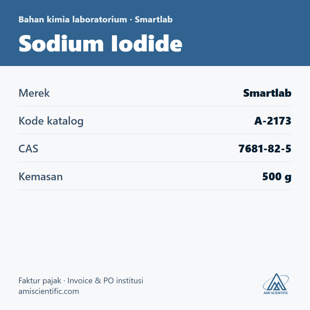 Sodium Iodide, CAS 7681-82-5, 500 g – Smartlab A-2173