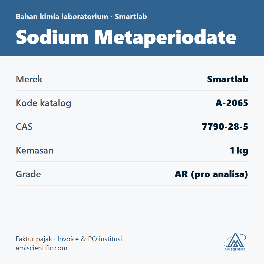 Sodium Metaperiodate, CAS 7790-28-5, 1 kg – Smartlab A-2065