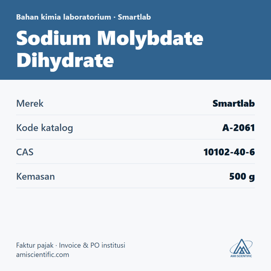 Sodium Molybdate Dihydrate, CAS 10102-40-6, 500 g – Smartlab A-2061