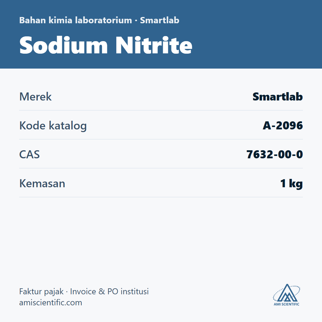 Sodium Nitrite, CAS 7632-00-0, 1 kg – Smartlab A-2096