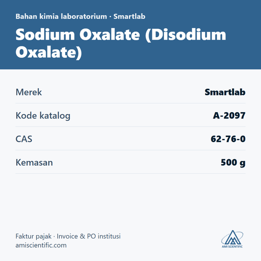 Sodium Oxalate (Disodium Oxalate), CAS 62-76-0, 500 g – Smartlab A-2097
