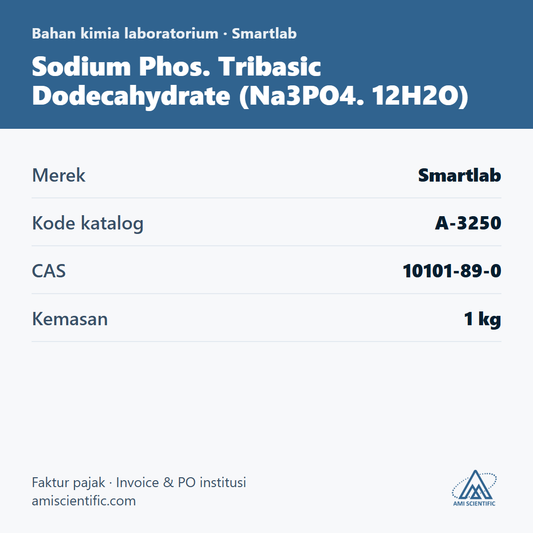 Sodium Phos. Tribasic Dodecahydrate (Na3PO4. 12H2O), CAS 10101-89-0, 1 kg – Smartlab A-3250
