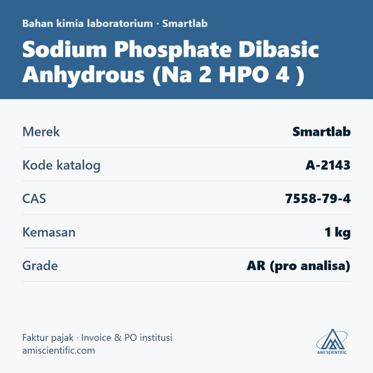 Sodium Phosphate Dibasic Anhydrous (Na 2 HPO 4 ), CAS 7558-79-4, 1 kg – Smartlab A-2143