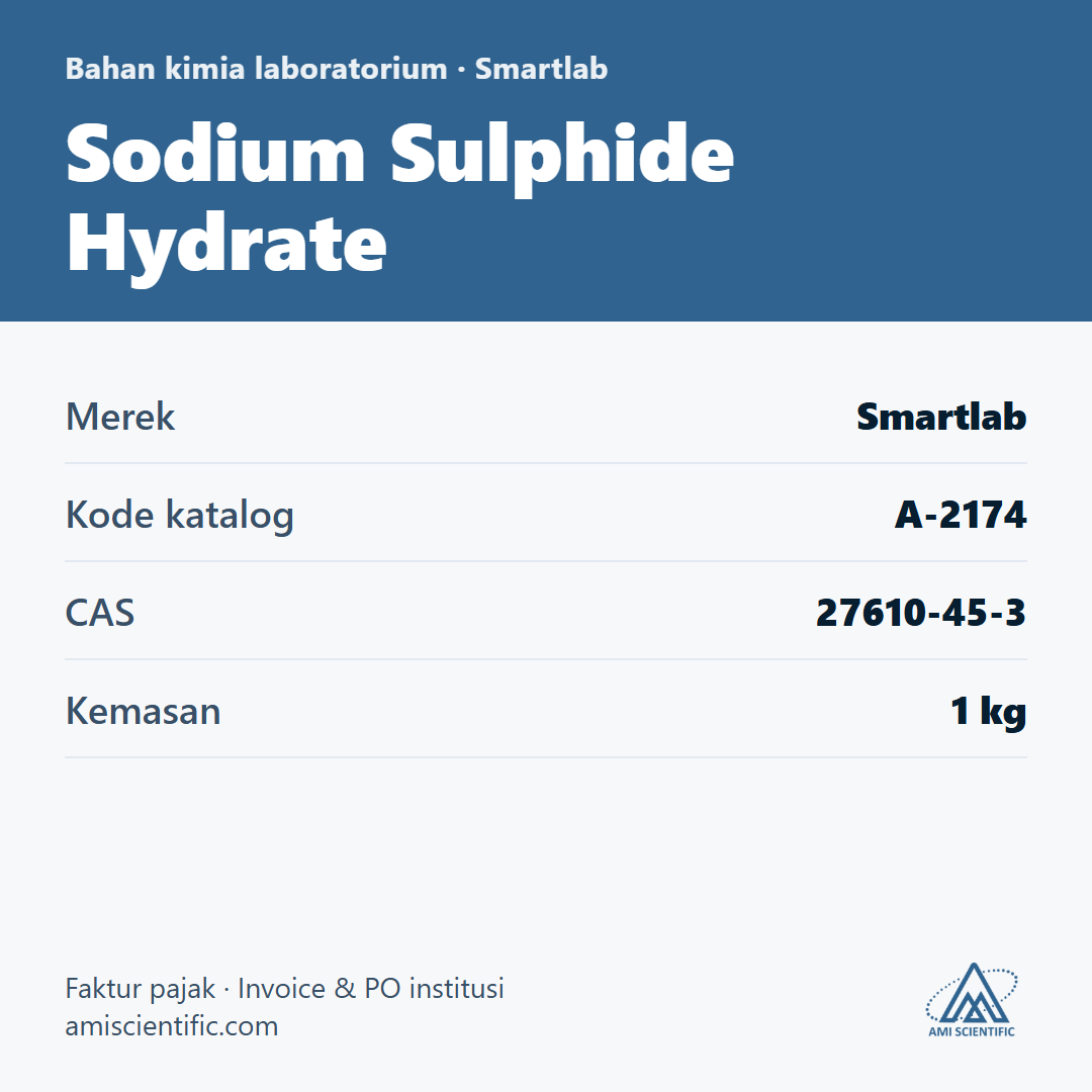 Sodium Sulphide Hydrate, CAS 27610-45-3, 1 kg – Smartlab A-2174