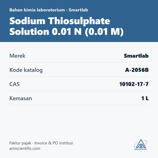 Sodium Thiosulphate Solution 0.01 N (0.01 M), CAS 10102-17-7, 1 L – Smartlab A-2056B