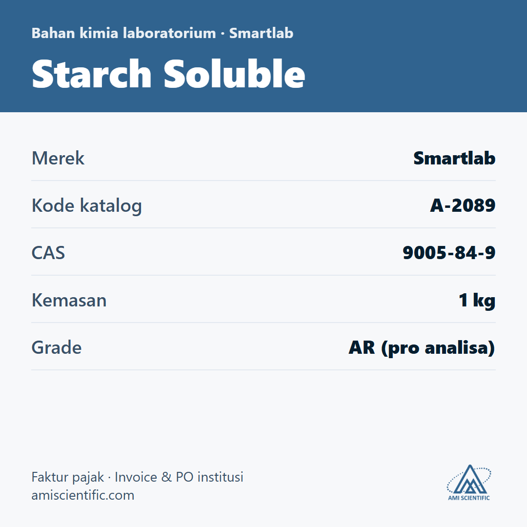 Starch Soluble, CAS 9005-84-9, 1 kg – Smartlab A-2089