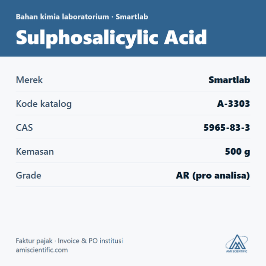 Sulphosalicylic Acid, CAS 5965-83-3, 500 g – Smartlab A-3303