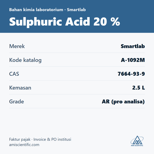 Sulphuric Acid 20 %, CAS 7664-93-9, 2.5 L – Smartlab A-1092M