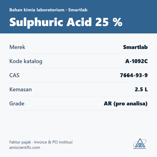 Sulphuric Acid 25 %, CAS 7664-93-9, 2.5 L – Smartlab A-1092C