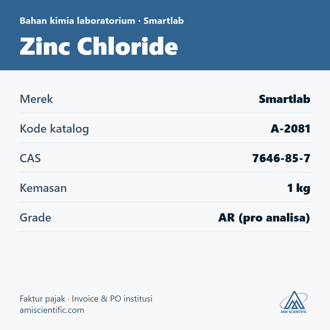 Zinc Chloride, CAS 7646-85-7, 1 kg – Smartlab A-2081