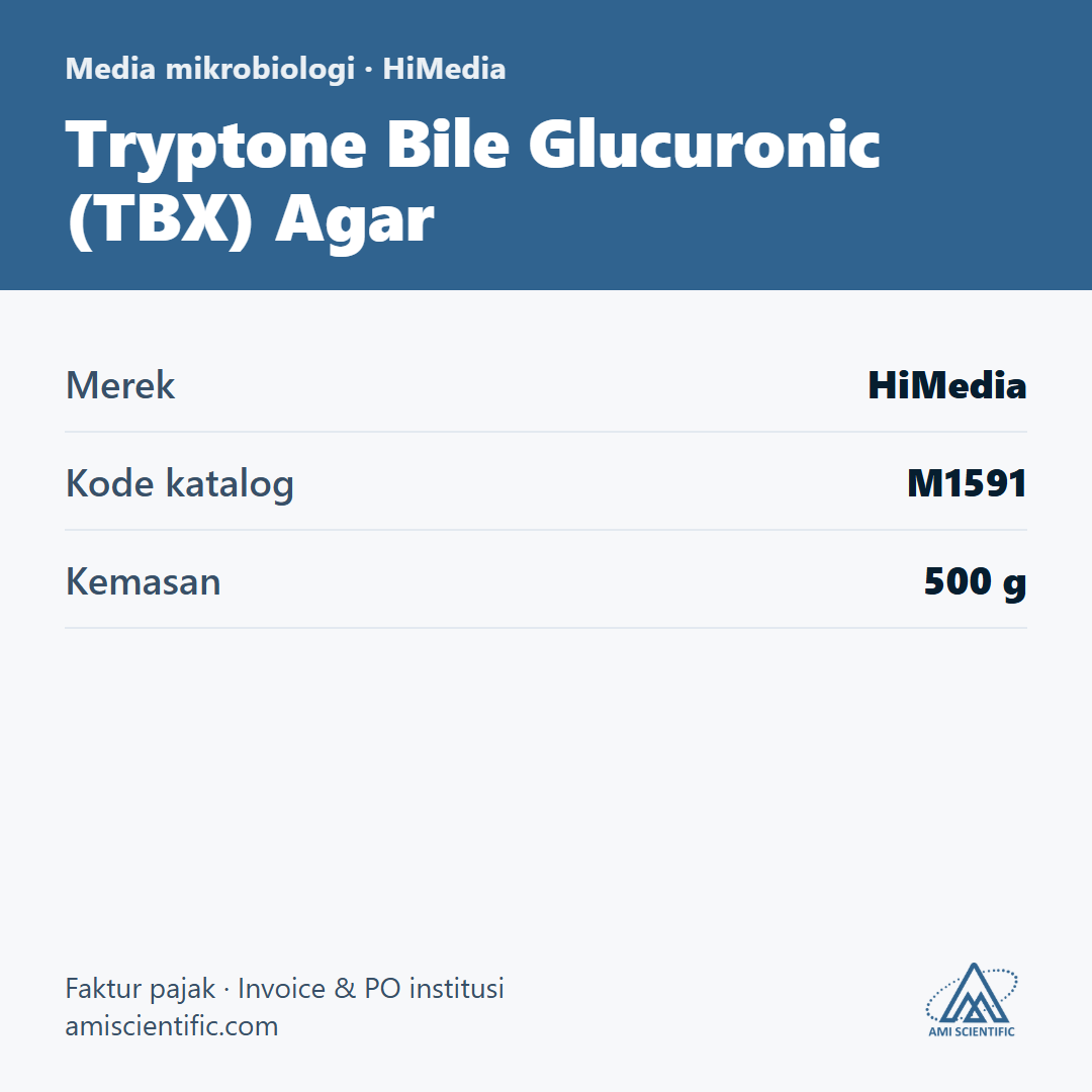 Tryptone Bile Glucuronic (TBX) Agar, 500 g – HiMedia M1591