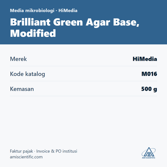 Brilliant Green Agar Base, Modified, 500 g – HiMedia M016