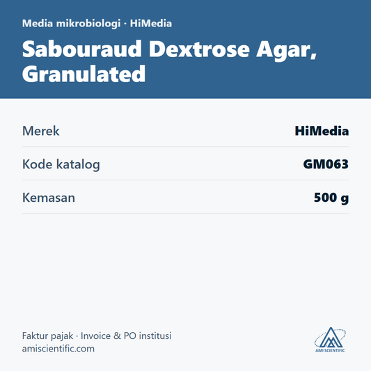 Sabouraud Dextrose Agar, Granulated, 500 g – HiMedia GM063
