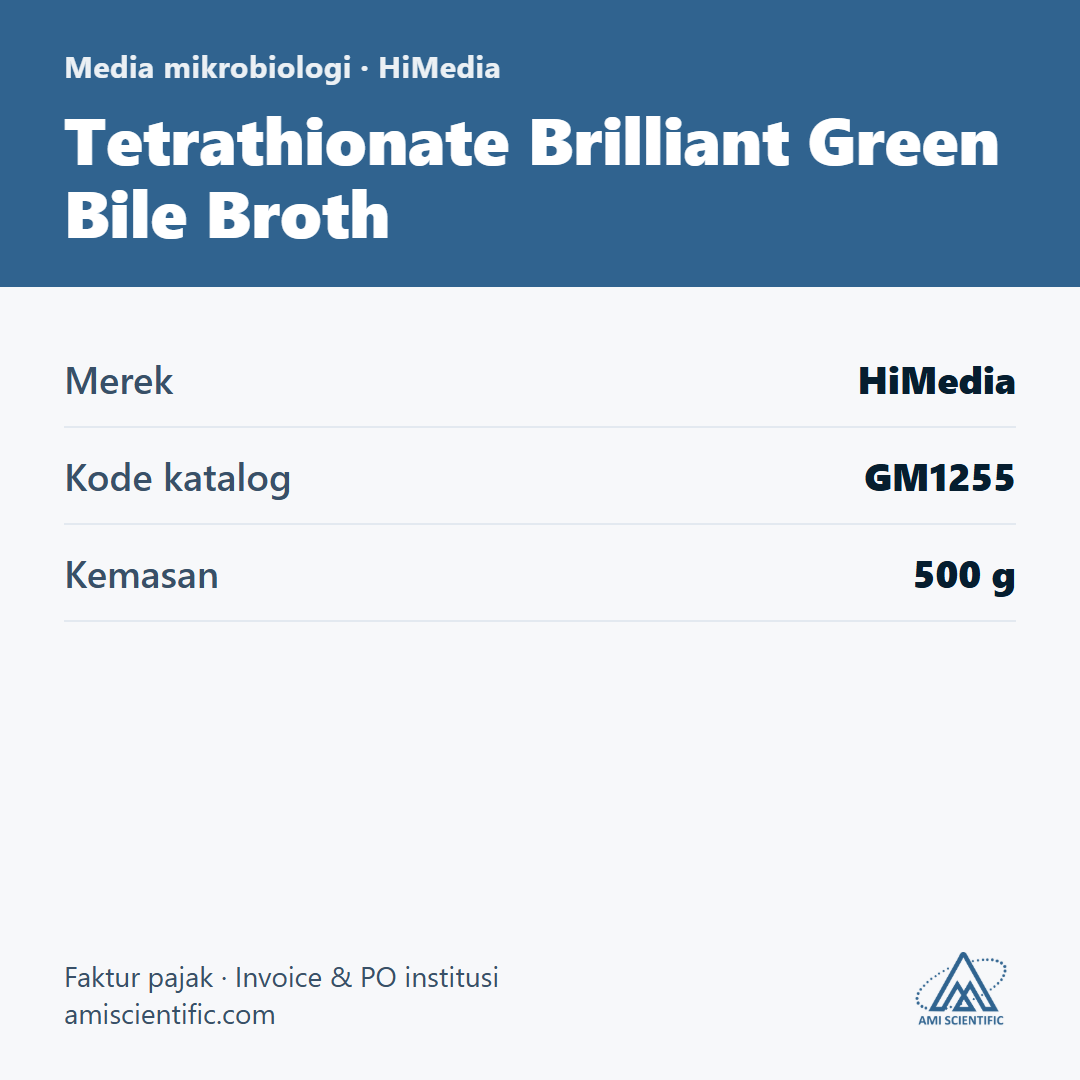 Tetrathionate Brilliant Green Bile Broth, 500 g – HiMedia GM1255