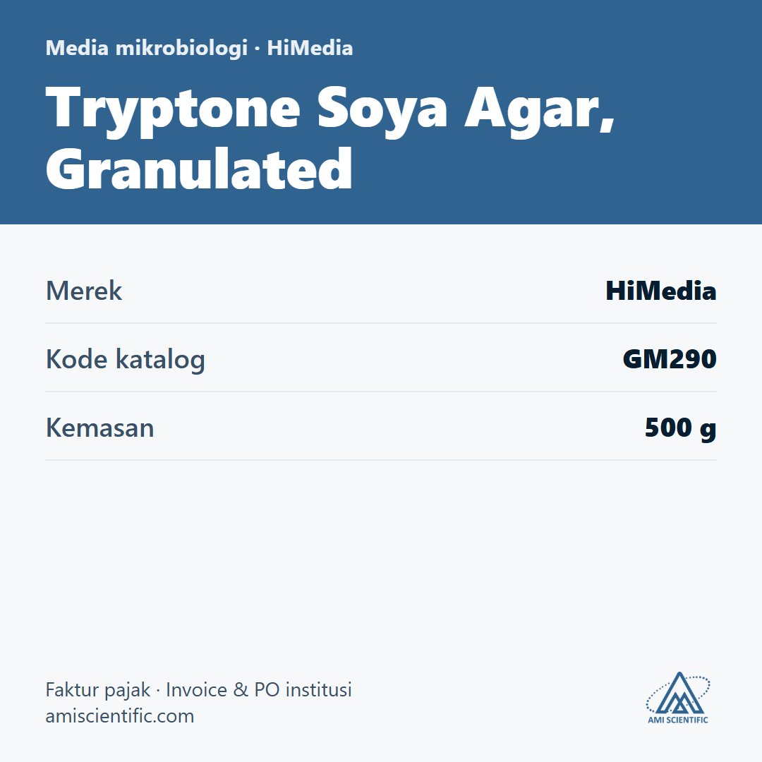 Tryptone Soya Agar, Granulated, 500 g – HiMedia GM290