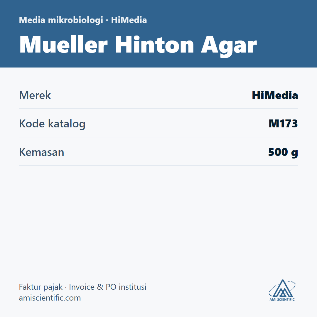 Mueller Hinton Agar, 500 g – HiMedia M173