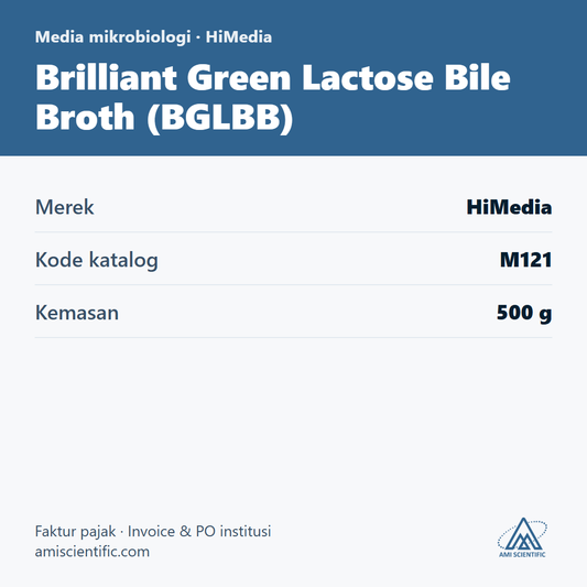 Brilliant Green Lactose Bile Broth (BGLBB), 500 g – HiMedia M121