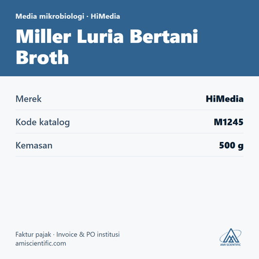 Miller Luria Bertani Broth, 500 g – HiMedia M1245