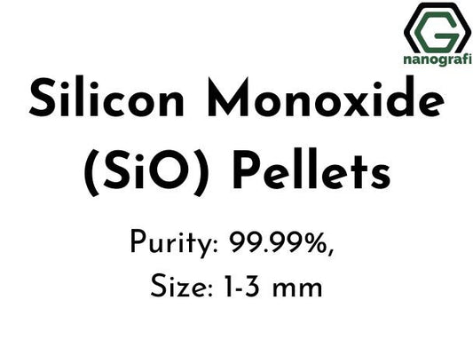 Nanografi NG10MPW1434 Silicon Monoxide (SiO) Pellets 99.99% 1-3 mm