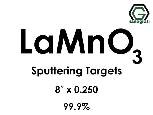 NG 7.04.05.Lanthanum Manganate Sputtering Targets
Lanthanum Manganate (LaMnO3) Sputtering Targets, Purity: 99.9%, Size: 8'', Thickness: 0.250'' 1 pcs