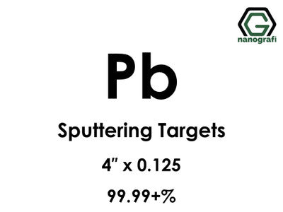 Nanografi NG0ST01LE08 Lead (Pb) Sputtering Target 4" x 0.125"