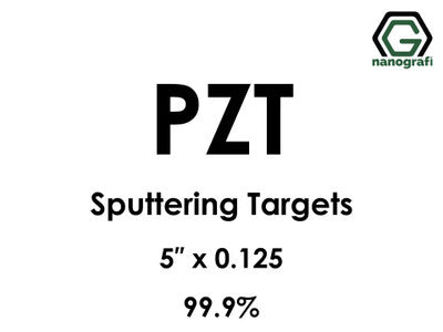 Nanografi NG0ST01LE55 Lead Zirconium Titanate/PZT (O5PbTiZr) Sputtering Target 99.9% 5" x 0.125"